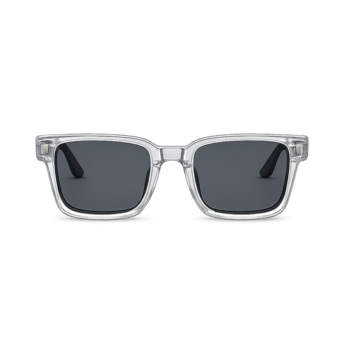 Nitro Crystal Black Lens Sunglasses