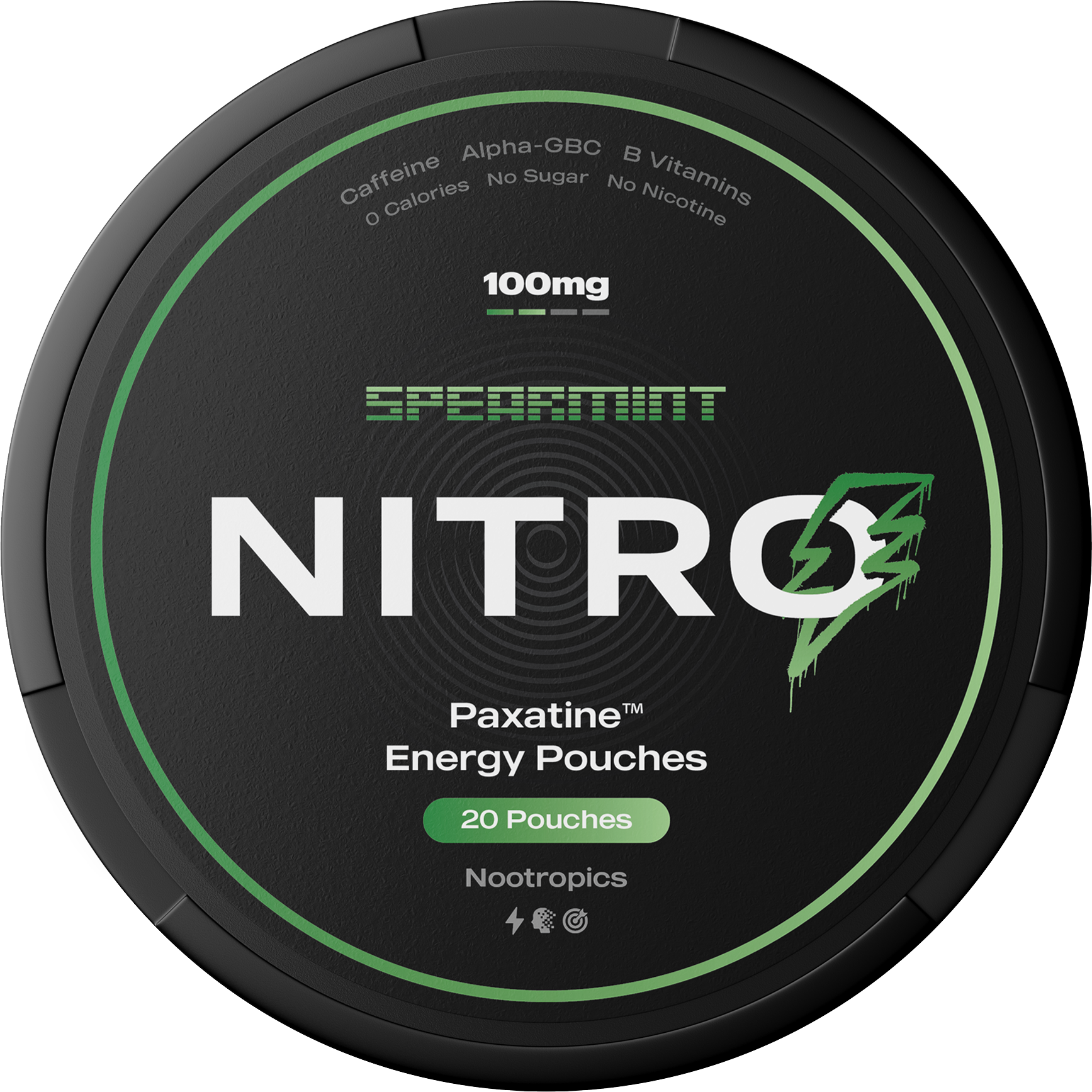 NITRO Caffeine Energy Pouches 100mg (3)