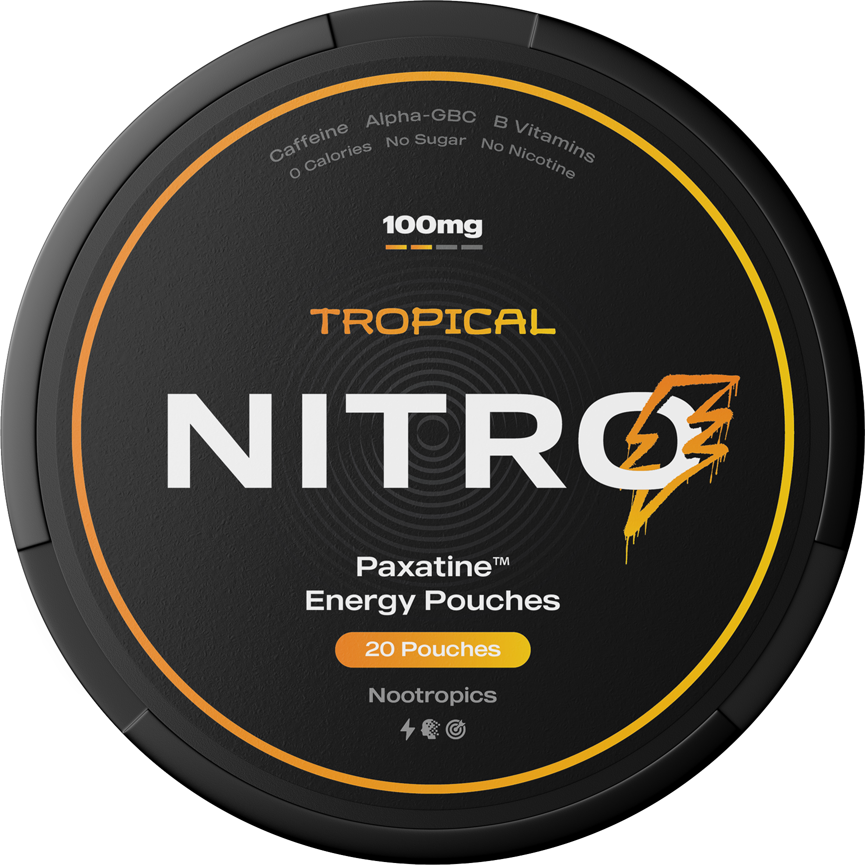 NITRO Caffeine Energy Pouches 100mg (3)