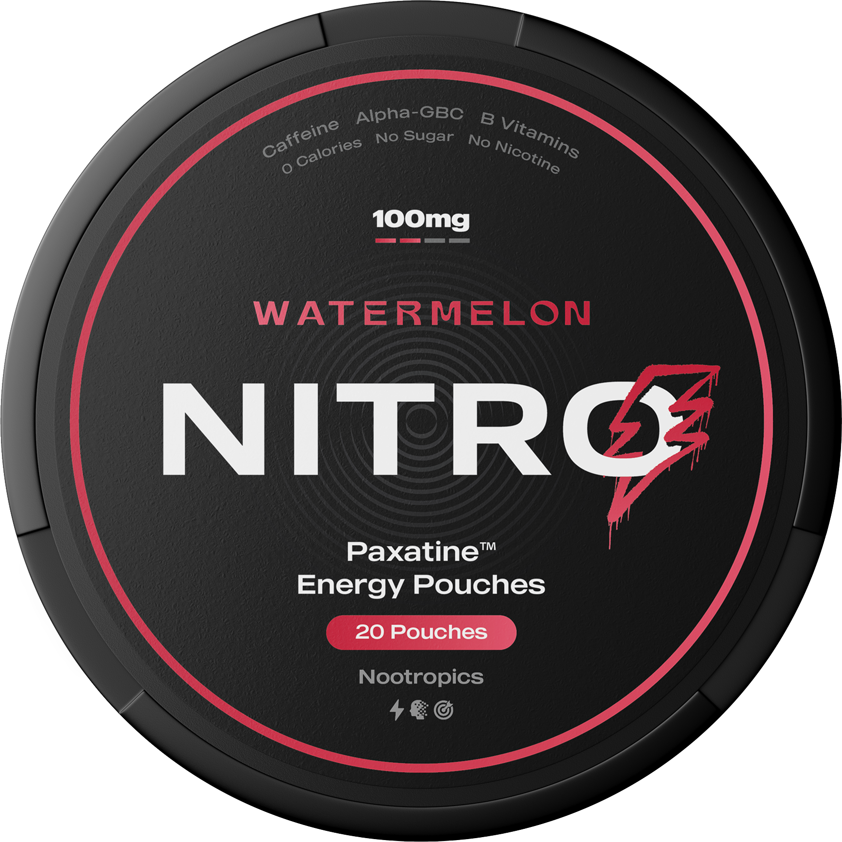 NITRO Caffeine Energy Pouches 100mg (3)