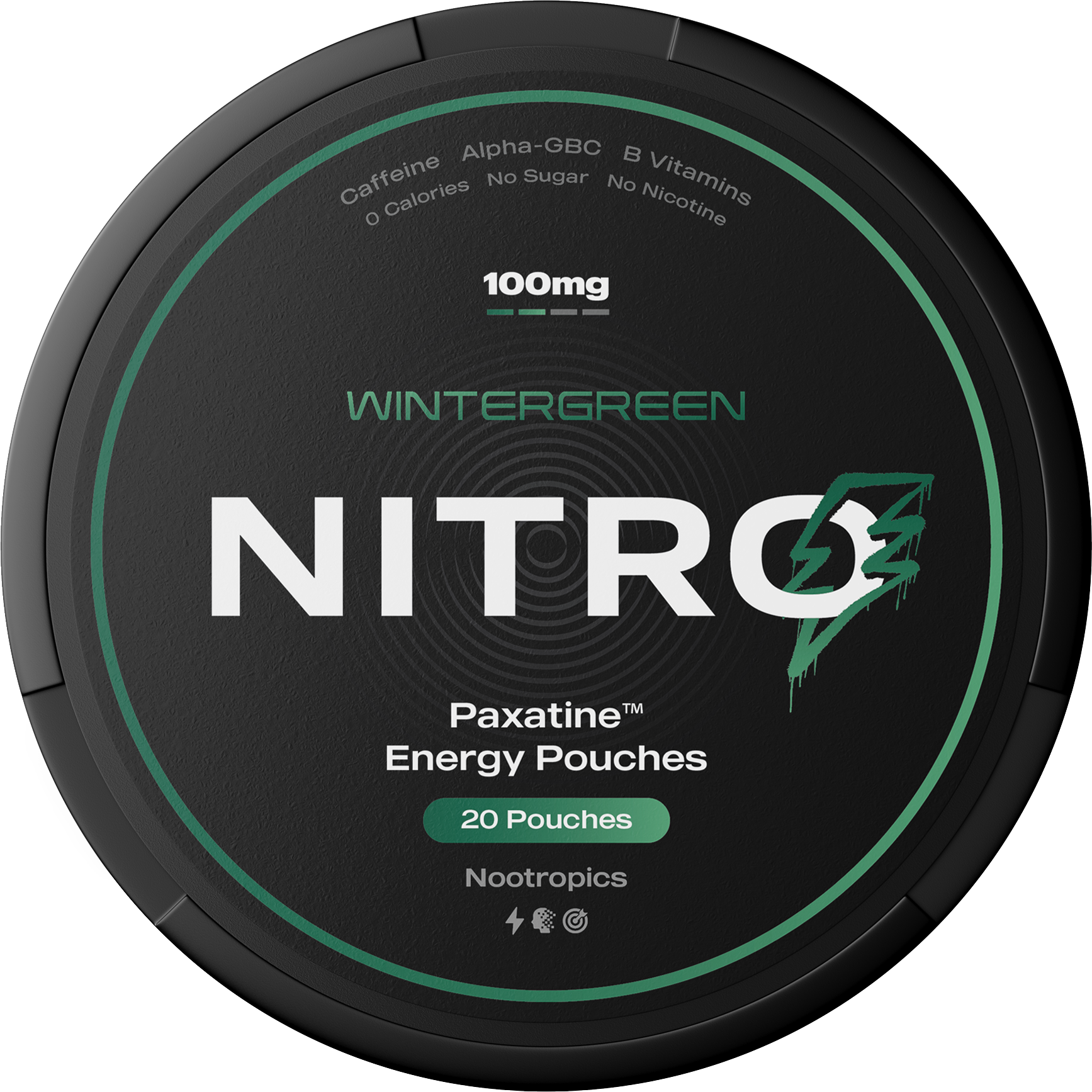 NITRO Caffeine Energy Pouches 100mg (3)